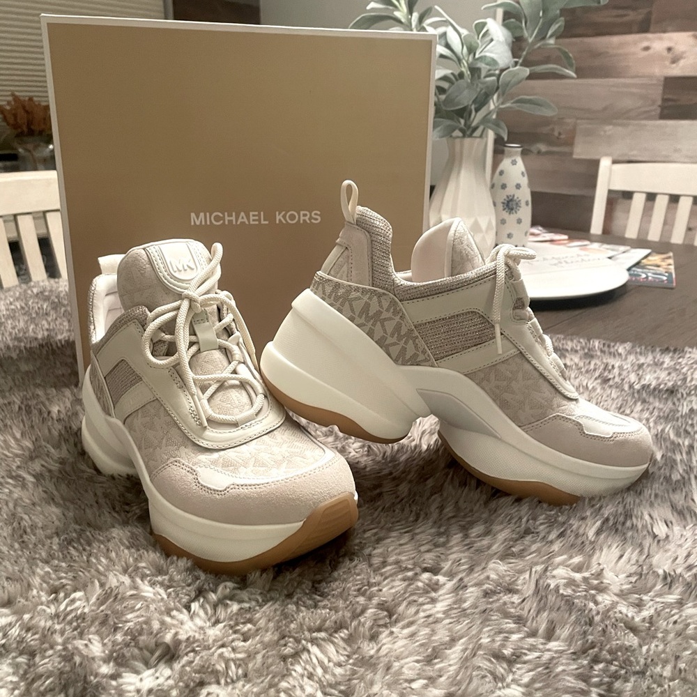 Brand new in the box, Michael Kors, sporty tennis shoes